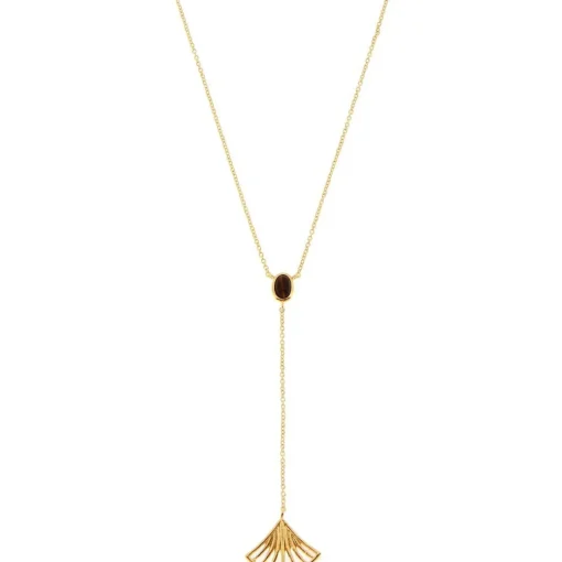 Collier Arielle Doré & Onyx Noir