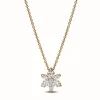 Collier avec Pendentif Herbier Scintillant