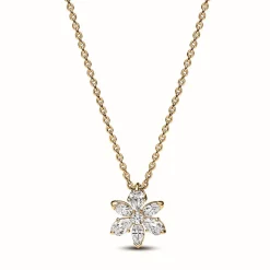 Collier avec Pendentif Herbier Scintillant