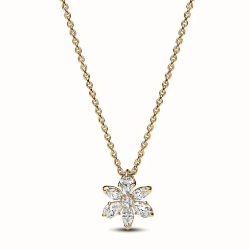 Collier avec Pendentif Herbier Scintillant