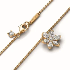 Collier avec Pendentif Herbier Scintillant