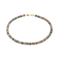 Collier Blima en pierres Agate Indienne
