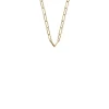 Collier Chaine Réctange Doré