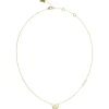 Collier Chrysalis Acier Doré Et Papillon Pavé De Zircons Cubiques
