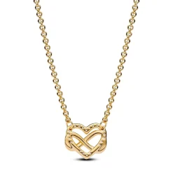 Collier Cœur de l’Infini Scintillant