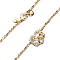 Collier Cœur de l’Infini Scintillant