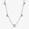 Collier Cœurs Trios de Pierres