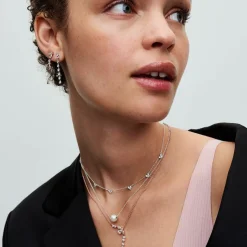 Collier Cœurs Trios de Pierres