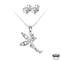 Collier et boucles d'oreilles So Charm fée - Femme