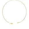 Collier et pendentif Diva Gioielli City 17850-006 - Argent Doré