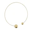 Collier et pendentif Diva Gioielli Eclisse 17333-006 - Argent Doré