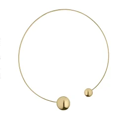 Collier et pendentif Diva Gioielli Eclisse 17333-006 - Argent Doré