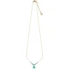 Collier et pendentif femme Clyda BCL25BBGT - Laiton Doré