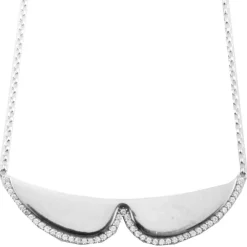Collier et pendentif Femme Tendance Clio Blue CO1621 - Blanc Argent
