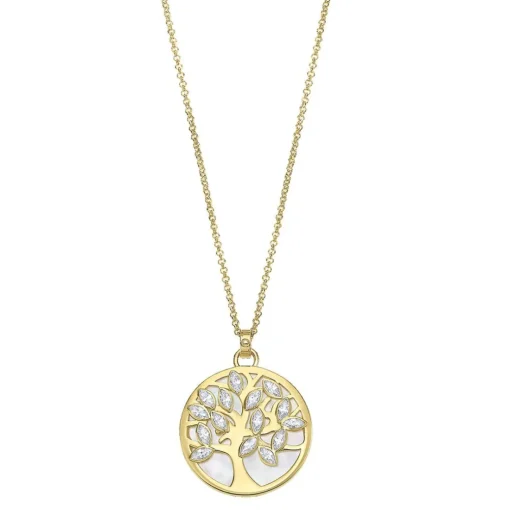 Collier et pendentif Femme Lotus Silver LP1891-1-2