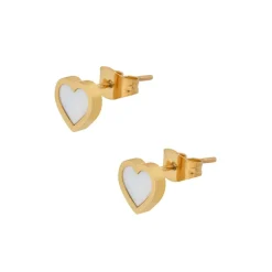 Collier et pendentif Femme Edforce 337-0311-S - Acier Doré