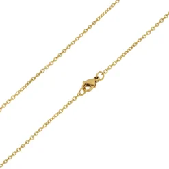 Collier et pendentif Femme Edforce 93-0916-S - Acier Doré