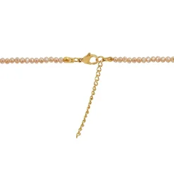 Collier et pendentif Femme Edforce 534-0116-N - Perle Doré