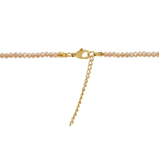 Collier et pendentif Femme Edforce 534-0116-N - Perle Doré