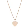 Collier et pendentif Fossil Vintage Iconic JF03021791 - Collier et pendentif Acier Doré Rose Femme