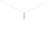 Collier et pendentif Les Interchangeables A54272 - Barette Strassée PM Or Rose Cristal Femme