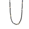 Collier et pendentif Les Interchangeables A59319 - Sautoir Bobo Chic Noir Femme