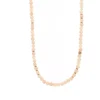 Collier et pendentif Les Interchangeables A59320 - Sautoir Bobo Chic Rose Femme