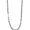 Collier et pendentif Les Interchangeables A59298 - Sautoir Bobo Chic Gris Femme