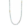 Collier et pendentif Les Interchangeables A59278 - Sautoir Bobo Chic Bleu Ciel Femme