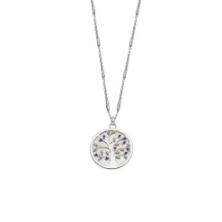 Collier et pendentif Lotus Silver TREE OF LIFE LP1889-1-1 - Collier et pendentif TREE OF LIFE Argent Femme