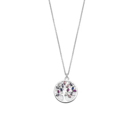 Collier et pendentif Lotus Silver TREE OF LIFE LP1891-1-1 - Collier et pendentif TREE OF LIFE Argent Femme