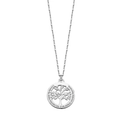Collier et pendentif Lotus Silver TREE OF LIFE LP1641-1-1 - Collier et pendentif TREE OF LIFE Argent Femme