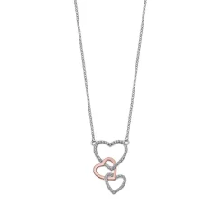 Collier et pendentif Lotus Silver MOMENTS LP1817-1-2 - Collier et pendentif MOMENTS Argent Coeur Femme