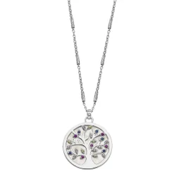 Collier et pendentif Lotus Silver TREE OF LIFE LP1889-1-1 - Collier et pendentif TREE OF LIFE Argent Femme
