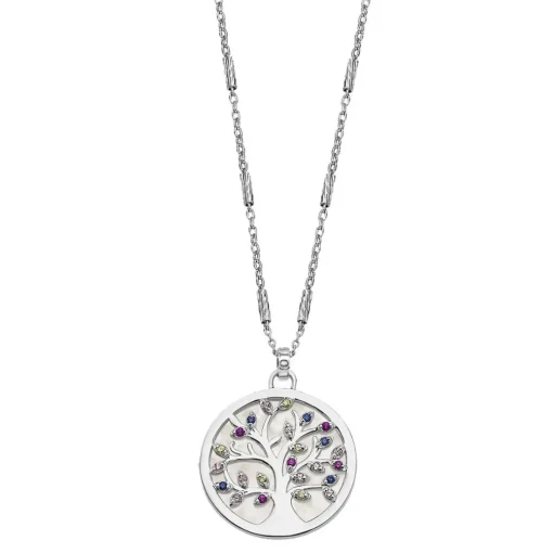Collier et pendentif Lotus Silver TREE OF LIFE LP1889-1-1 - Collier et pendentif TREE OF LIFE Argent Femme