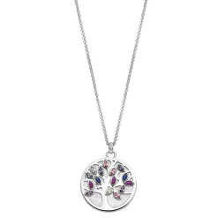Collier et pendentif Lotus Silver TREE OF LIFE LP1891-1-1 - Collier et pendentif TREE OF LIFE Argent Femme