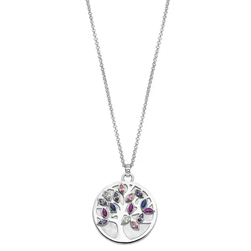 Collier et pendentif Lotus Silver TREE OF LIFE LP1891-1-1 - Collier et pendentif TREE OF LIFE Argent Femme
