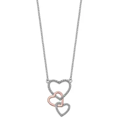 Collier et pendentif Lotus Silver MOMENTS LP1817-1-2 - Collier et pendentif MOMENTS Argent Coeur Femme