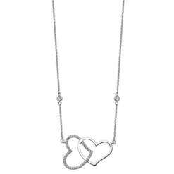 Collier et pendentif Lotus Silver MOMENTS LP1818-1-1 - Collier et pendentif MOMENTS Argent Coeur Femme