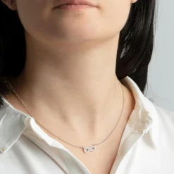 Collier et pendentif Lotus Silver LP1859-1/1 - infini mystic Argent Femme