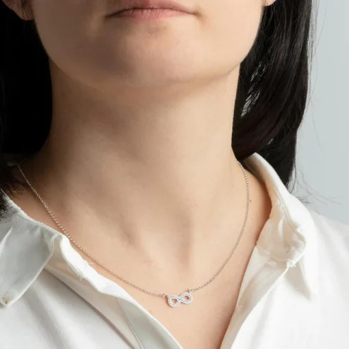 Collier et pendentif Lotus Silver LP1859-1/1 - infini mystic Argent Femme
