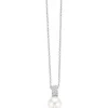 Collier et pendentif Ti Sento Liberation 3877PW-42 - Collier et pendentif Perle Blanche Cristaux Femme
