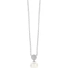 Collier et pendentif Ti Sento 3854PW-42 - Collier et pendentif Blanc Argent Femme