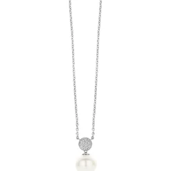 Collier et pendentif Ti Sento 3854PW-42 - Collier et pendentif Blanc Argent Femme