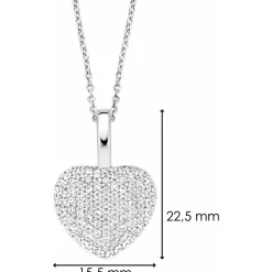 Collier et pendentif Ti Sento 6745ZI - Collier et pendentif Argent Cristaux Femme
