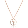 Collier et Pendentifs Paul Hewitt Bijoux PH-N-FLA-R - Collier et Pendentifs Doré Rose Acier
