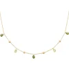 Collier fantaisie femme cristal vert plaqué or Maison de la Bijouterie UW404Y45