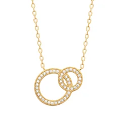 Collier fantaisie maille forçat plaqué or Maison de la Bijouterie UW33V345