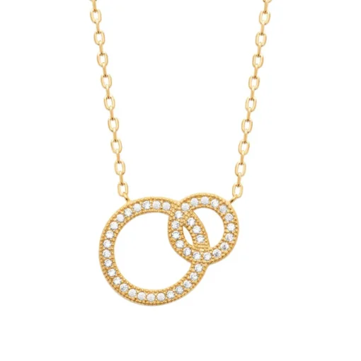 Collier fantaisie maille forçat plaqué or Maison de la Bijouterie UW33V345