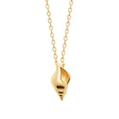 Collier femme pendentif coquillage plaqué or Maison de la Bijouterie UYY0ZU45